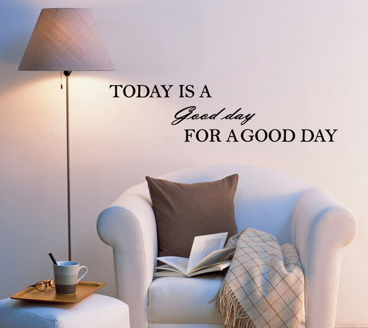 Vinyl Wall Lettering Letters Quote Words Today Is Good Day Stickers 2001ig