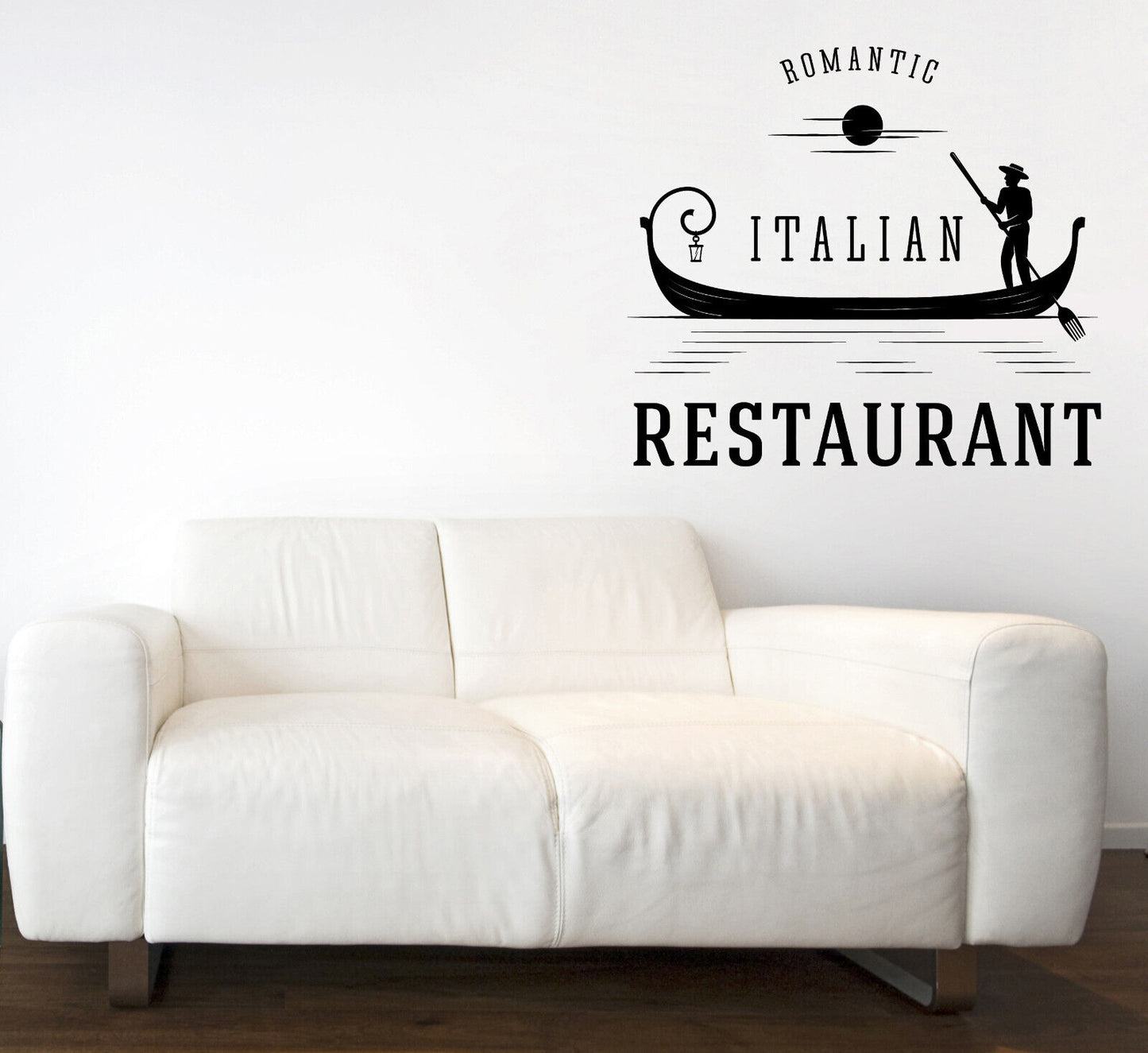 Autocollant mural en vinyle, autocollant pour tableau de chant de Restaurant de cuisine italienne (n1820)