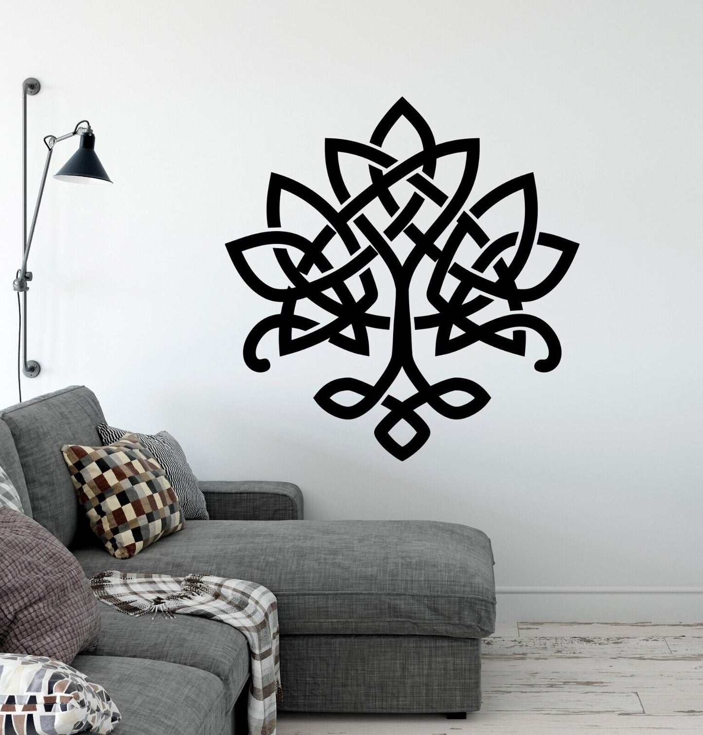 Vinyl Wall Decal Tree Of Life Celtic Ornament Symbol Scandinavian Sticker 4393ig