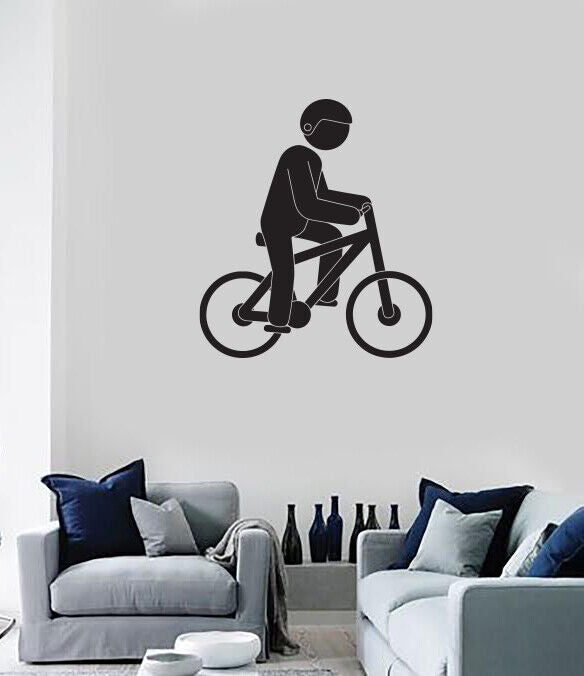 Wandtattoo Sport Hobby Leidenschaft Radfahrer Radfahren Vinyl (n1908)