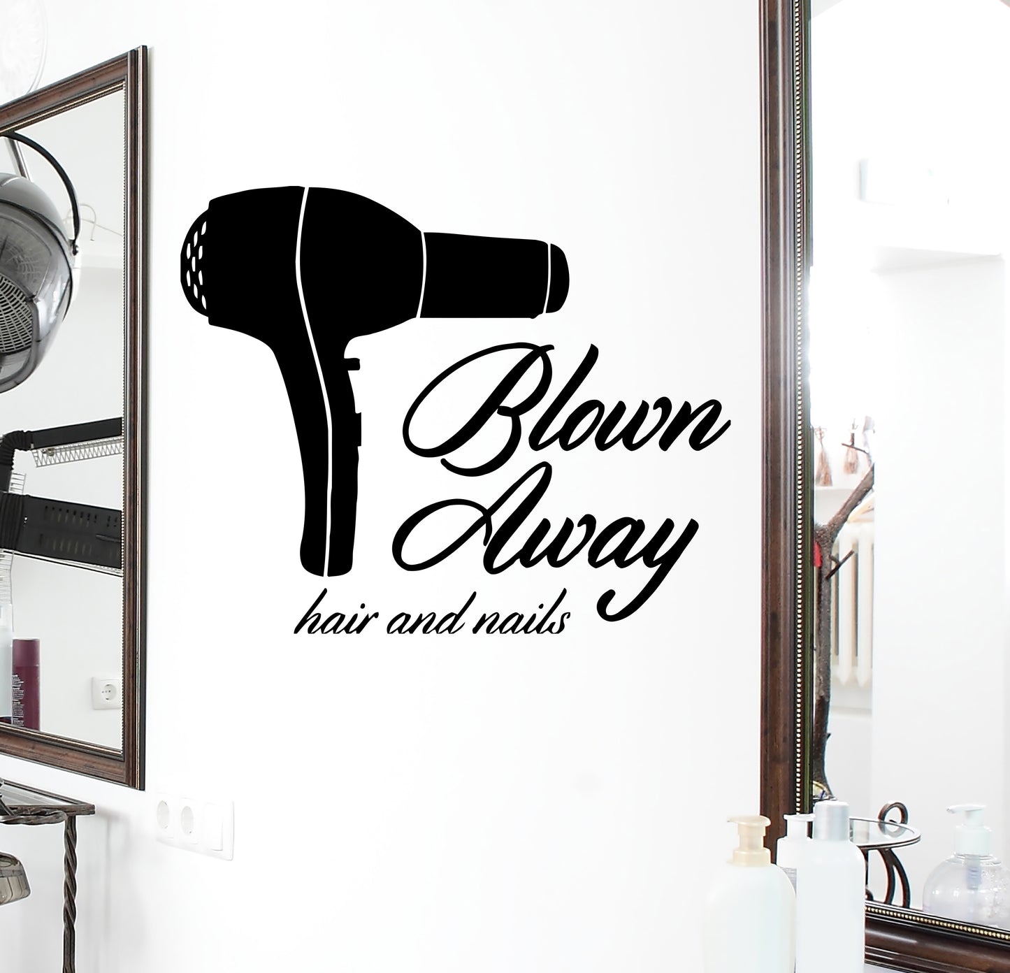 wall decal hair salon