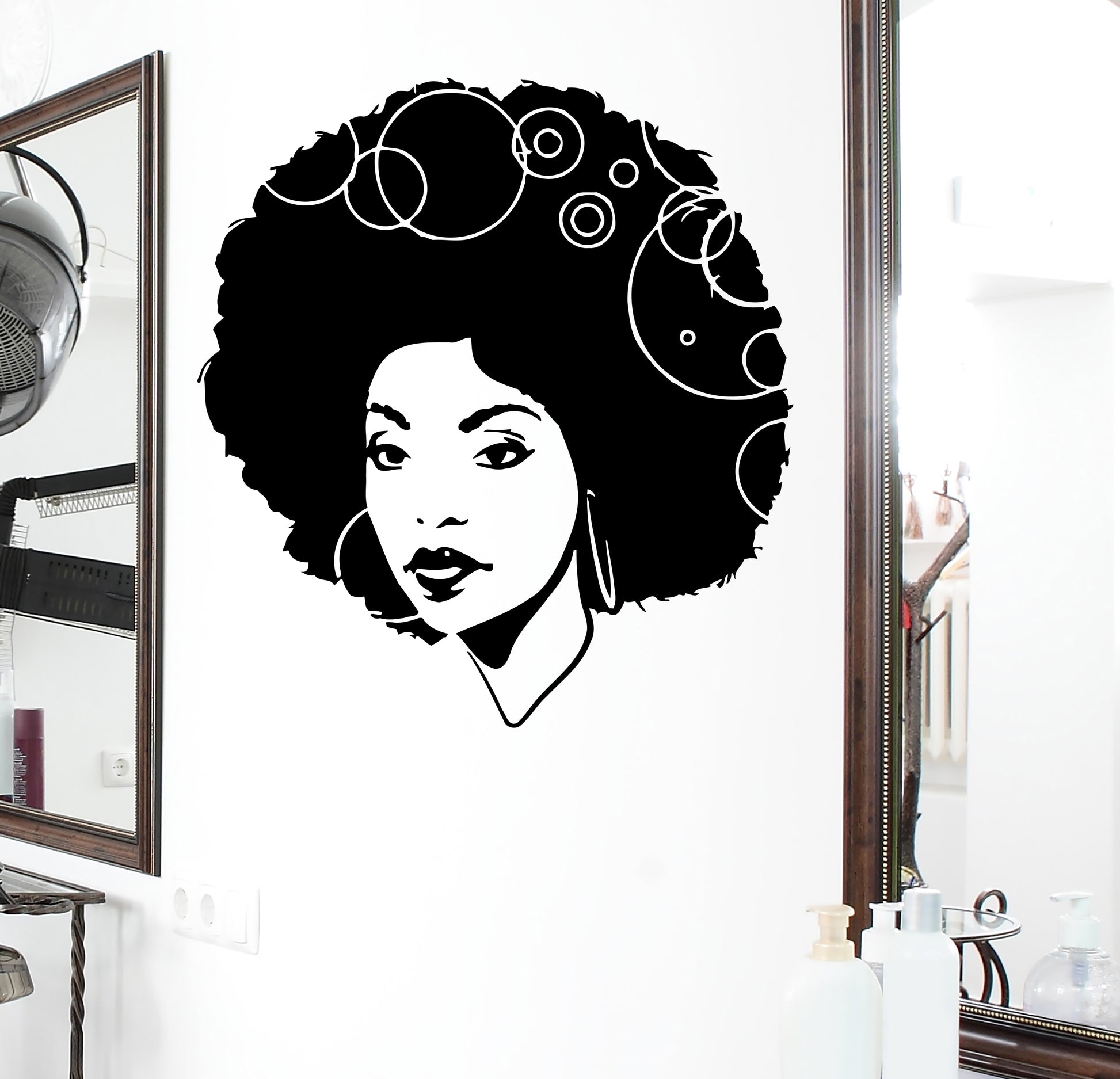 wall decal black girl